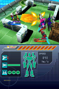 Pantallazo de Gekito Custom Robo Rumble! (Japonés) para Nintendo DS