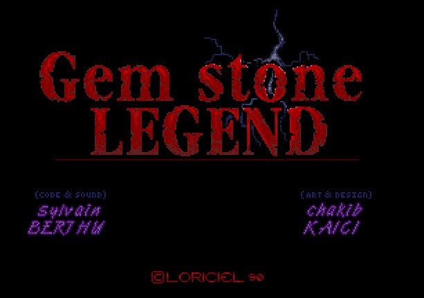 Pantallazo de Gem Stone Legend para Atari ST