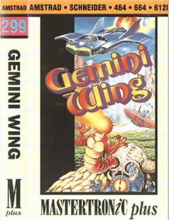 Caratula de Gemini Wing para Amstrad CPC