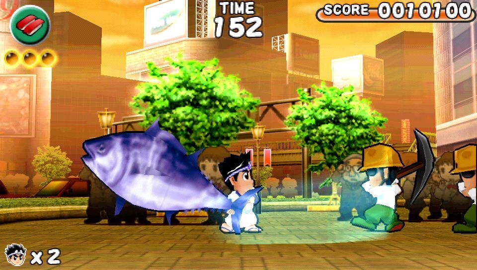 Pantallazo de Gensan Vs Yakuza para PSP