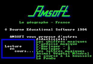 Pantallazo de Geographe: France, Le para Amstrad CPC