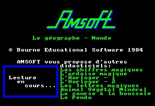 Pantallazo de Geographe: Monde, Le para Amstrad CPC