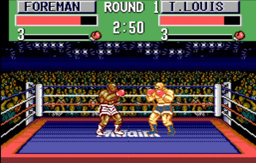 Pantallazo de George Foreman's KO Boxing para Sega Master System