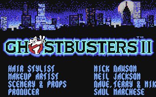 Pantallazo de Ghostbusters II para Commodore 64