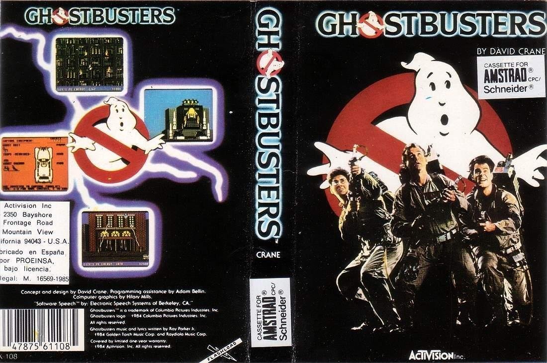 Caratula de Ghostbusters para Amstrad CPC