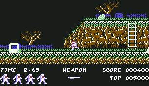 Pantallazo de Ghosts ´N Goblins para Commodore 64