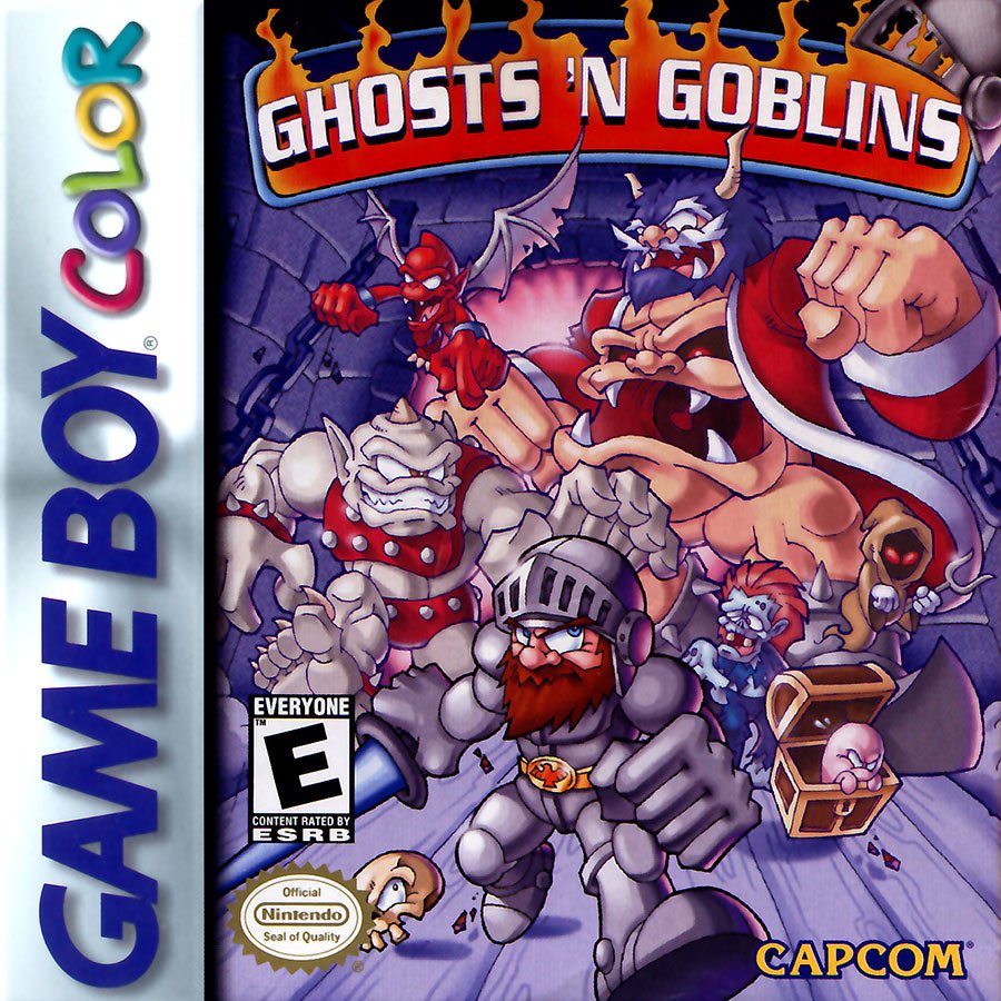 Caratula de Ghosts 'N Goblins para Game Boy Color