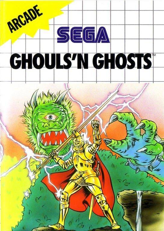 Caratula de Ghouls 'N Ghosts para Sega Master System