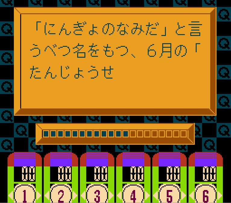 Pantallazo de Gimme a Break: Shijou Saikyou no Quiz Ou Ketteisen para Nintendo (NES)