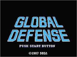Pantallazo de Global Defense para Sega Master System