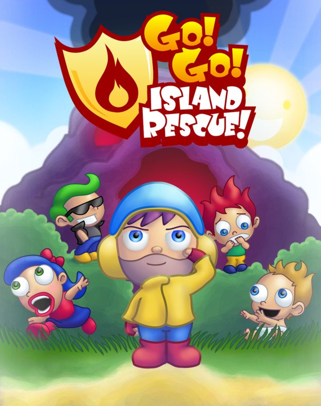 Caratula de Go! Go! Island Rescue! para Nintendo DS