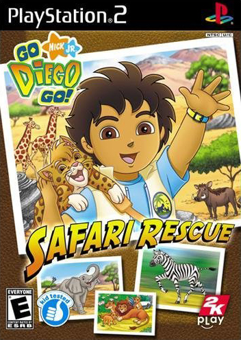 Caratula de Go, Diego, Go!: Safari Rescue para PlayStation 2