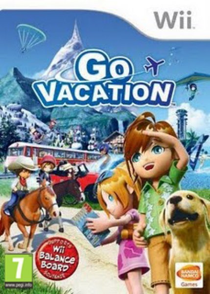 Caratula de Go Vacation para Wii