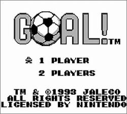 Pantallazo de Goal! para Game Boy