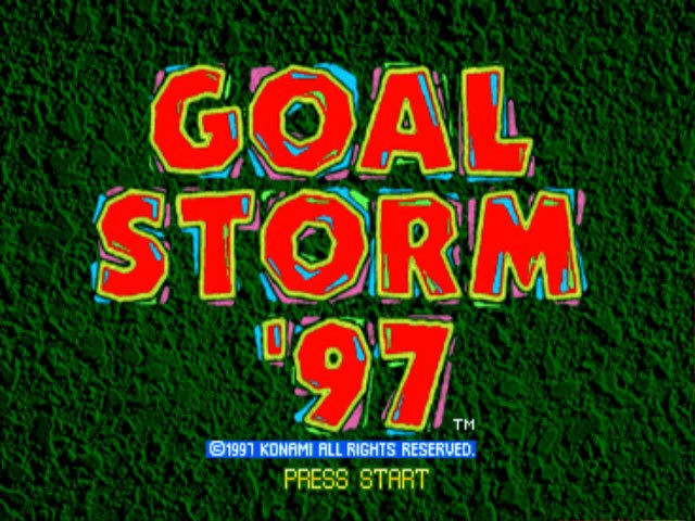 Pantallazo de Goal Storm '97 para PlayStation