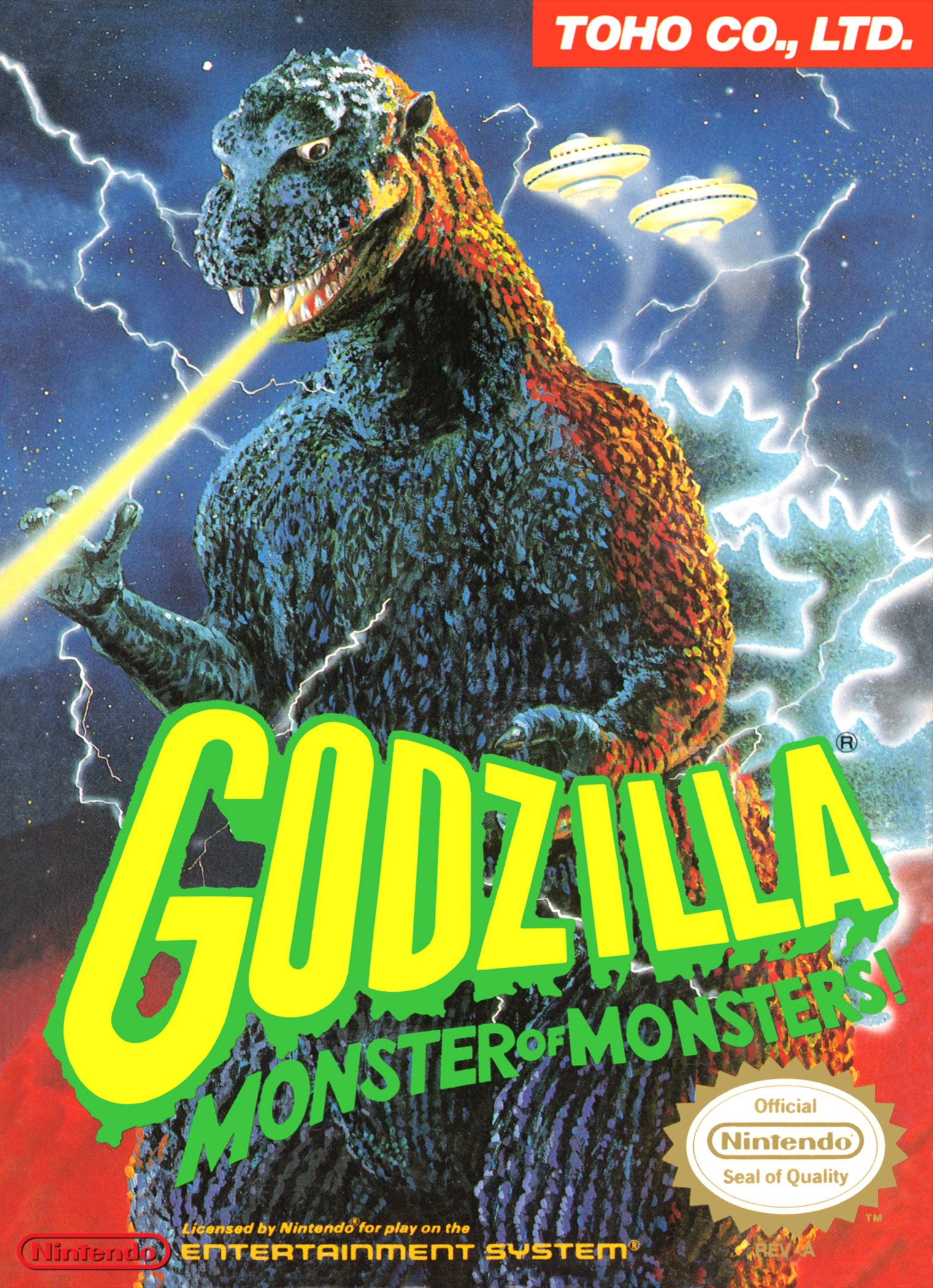 Caratula de Godzilla: Monster of Monsters! para Nintendo (NES)