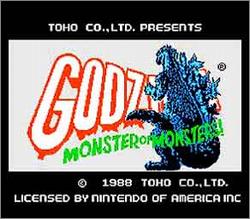 Pantallazo de Godzilla: Monster of Monsters! para Nintendo (NES)