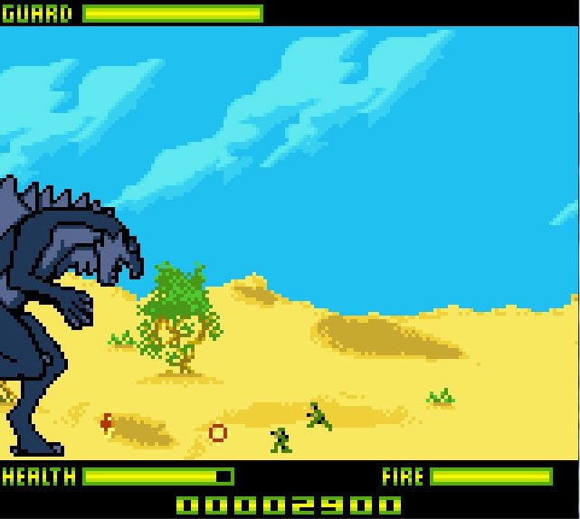 Pantallazo de Godzilla: The Series -- Monster Wars para Game Boy Color