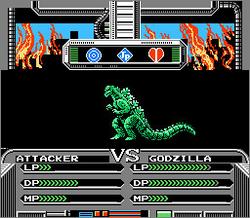 Pantallazo de Godzilla 2: War of the Monsters para Nintendo (NES)