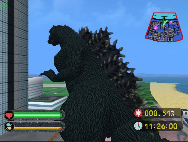 Pantallazo de Godzilla Generations para Dreamcast