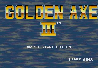 Pantallazo de Golden Axe III (Japonés) para Sega Megadrive
