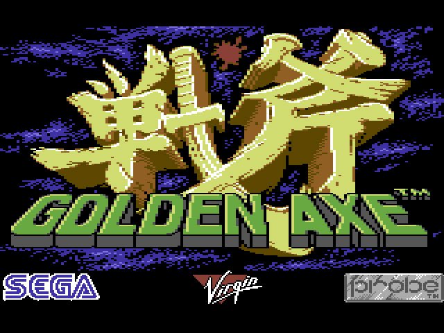 Pantallazo de Golden Axe para Commodore 64