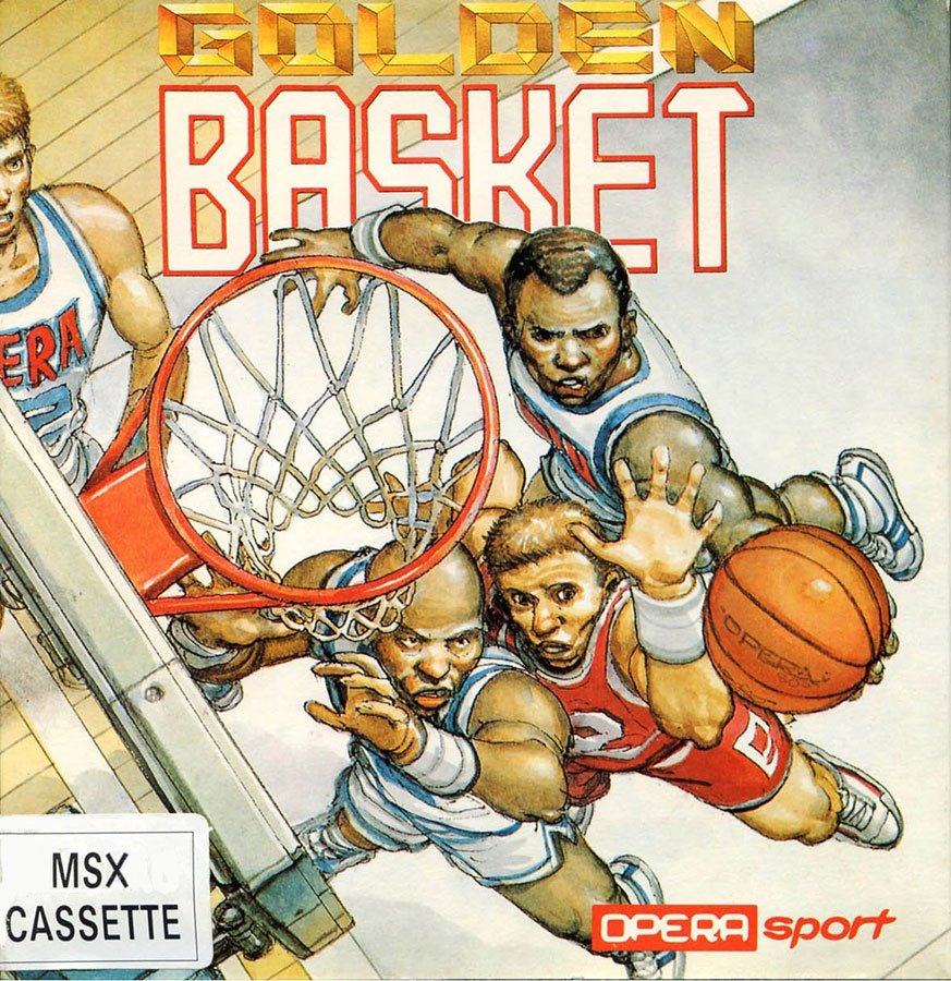 Caratula de Golden Basket para MSX
