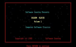 Pantallazo de Golden Oldies Volume 1: Computer Software Classics para PC