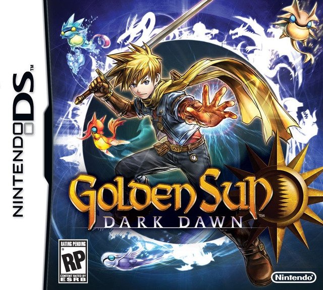 Caratula de Golden Sun: Dark Dawn para Nintendo DS