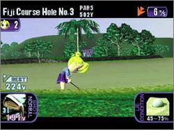Pantallazo de Golf Shiyouyo: Course Data Collection Adventure Volume para Dreamcast
