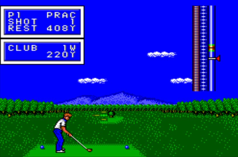 Pantallazo de Golfamania para Sega Master System