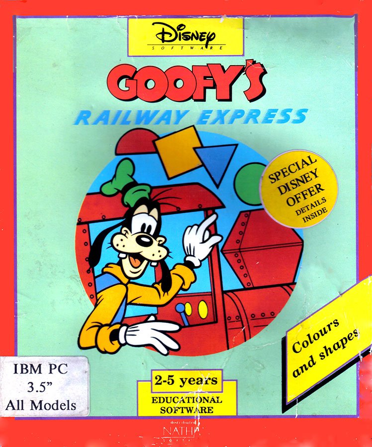 Caratula de Goofy's Railway Express para PC
