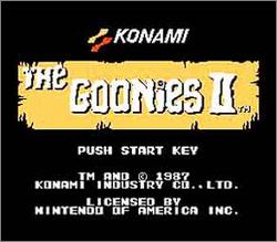 Pantallazo de Goonies II, The para Nintendo (NES)