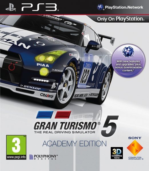 Caratula de Gran Turismo 5 Academy Edition para PlayStation 3