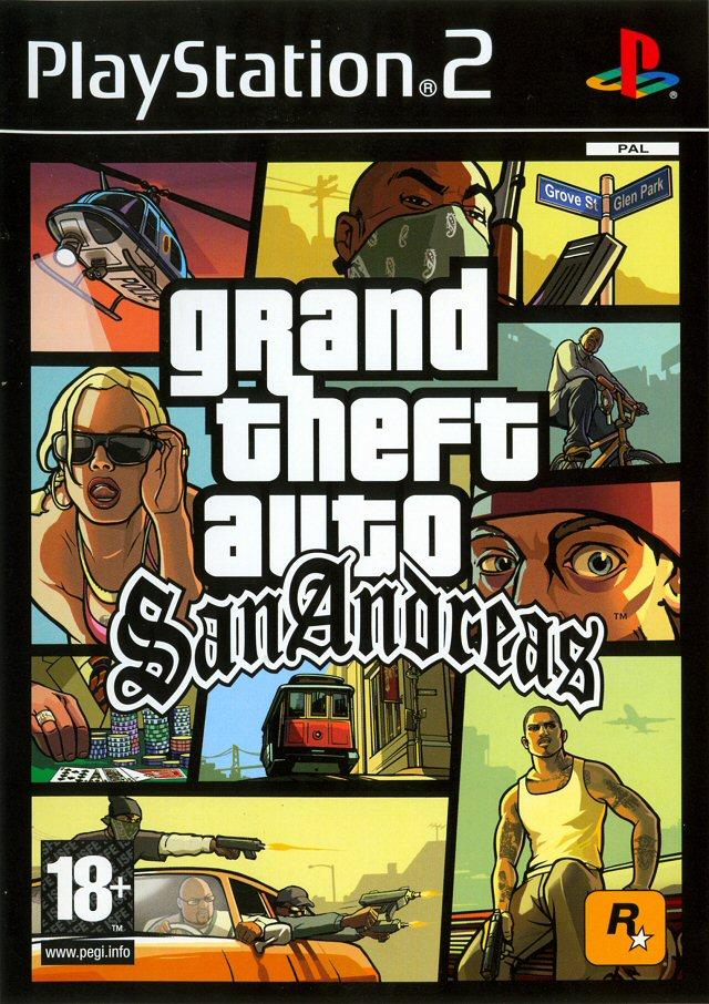 Caratula de Grand Theft Auto: San Andreas para PlayStation 2