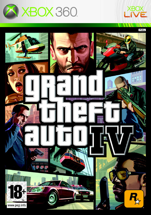 Caratula de Grand Theft Auto IV para Xbox 360