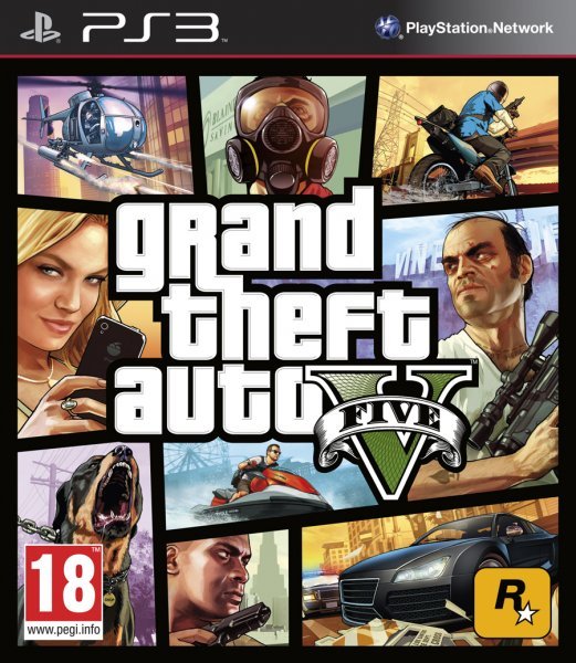 Caratula de Grand Theft Auto V para PlayStation 3