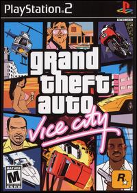 Caratula de Grand Theft Auto Vice City (GTA) para PlayStation 2