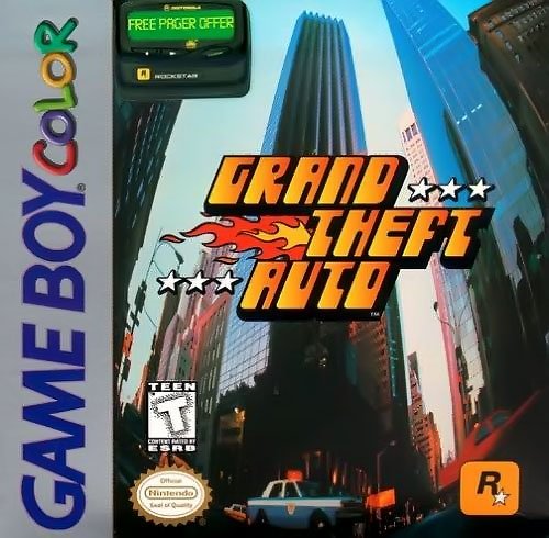 Caratula de Grand Theft Auto para Game Boy Color