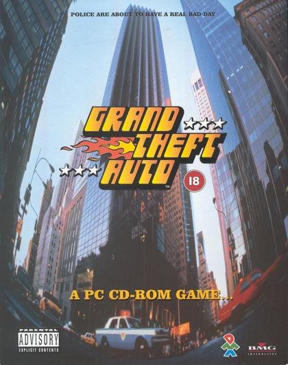 Caratula de Grand Theft Auto para PC