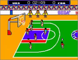Pantallazo de Great Basketball para Sega Master System