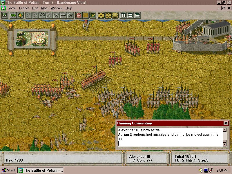 Pantallazo de Great Battles of Alexander the Great para PC
