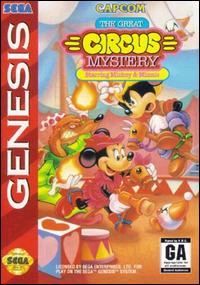 Caratula de Great Circus Mystery Starring Mickey & Minnie, The para Sega Megadrive