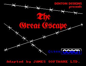 Pantallazo de Great Escape, The para Amstrad CPC