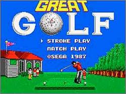 Pantallazo de Great Golf para Sega Master System