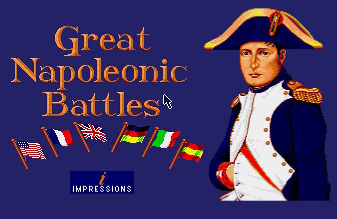 Pantallazo de Great Napoleonic Battles para Atari ST