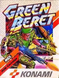 Caratula de Green Beret para MSX