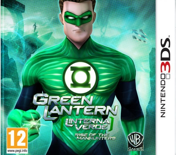 Caratula de Green Lantern: Rise Of The Manhunters para Nintendo 3DS