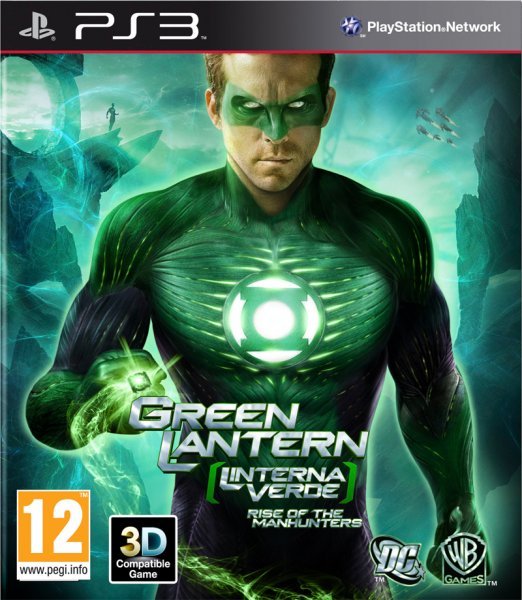 Caratula de Green Lantern: Rise Of The Manhunters para PlayStation 3