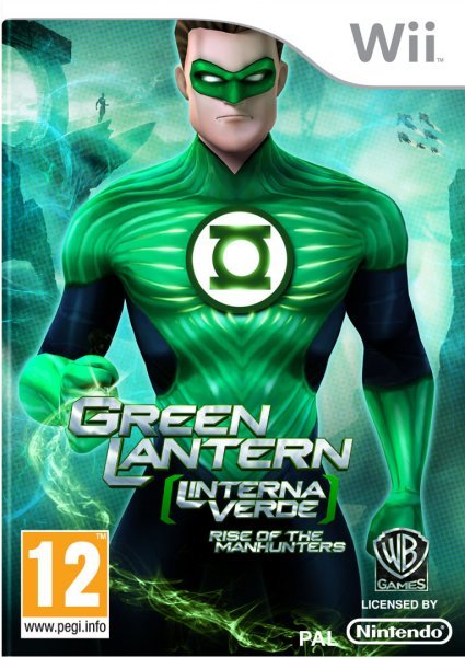 Caratula de Green Lantern: Rise Of The Manhunters para Wii
